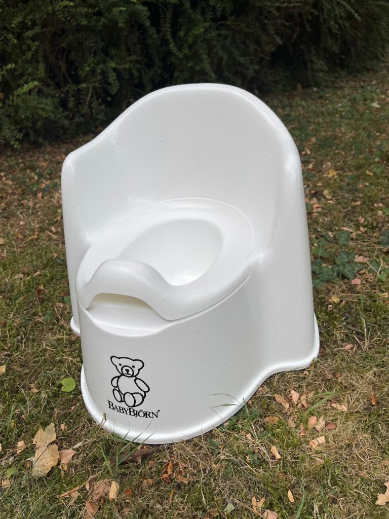 BabyBjorn White Potty – Good Condition
