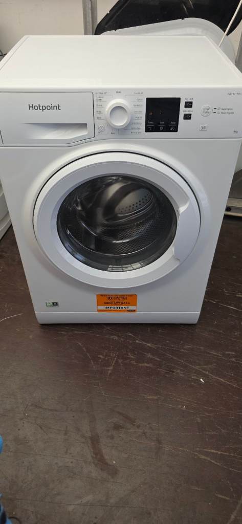 Hotpoint 9kg washing machine free delivery 