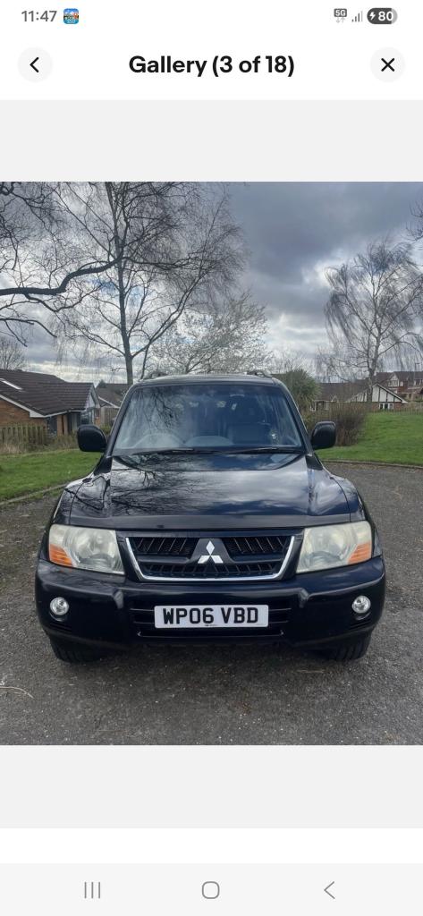 2006 Mitsubishi Shogun 3.2 Di-D Field 5dr Auto ESTATE Diesel Automatic