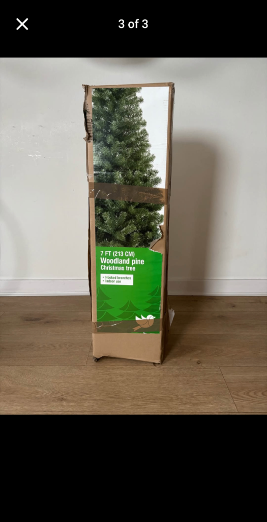 Brand New 7ft Woodland Pine Artificial Christmas Tree
