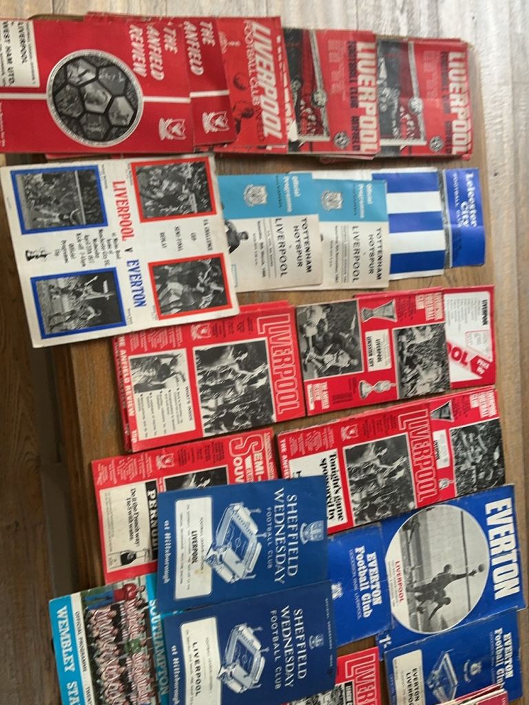 Vintage Football Programmes – Liverpool, 1968/1979