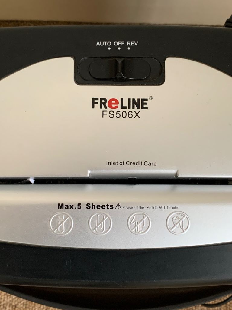Freline paper shredder for sale