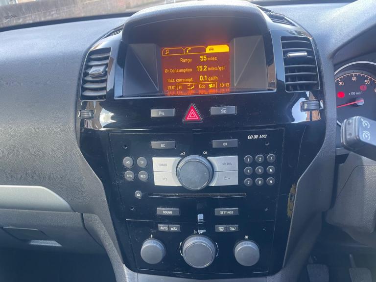 2013 Vauxhall Zafira 1.6i [115] Exclusiv 5dr MPV Petrol Manual