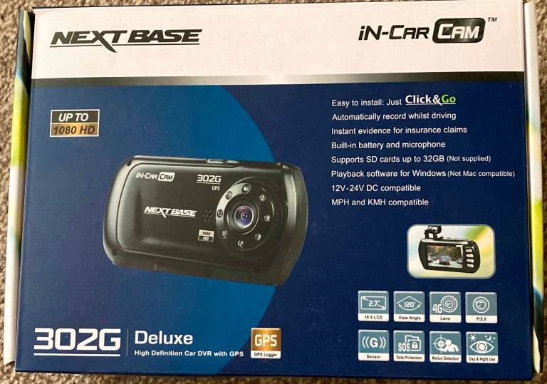 Next Base 302G Deluxe InCar Cam