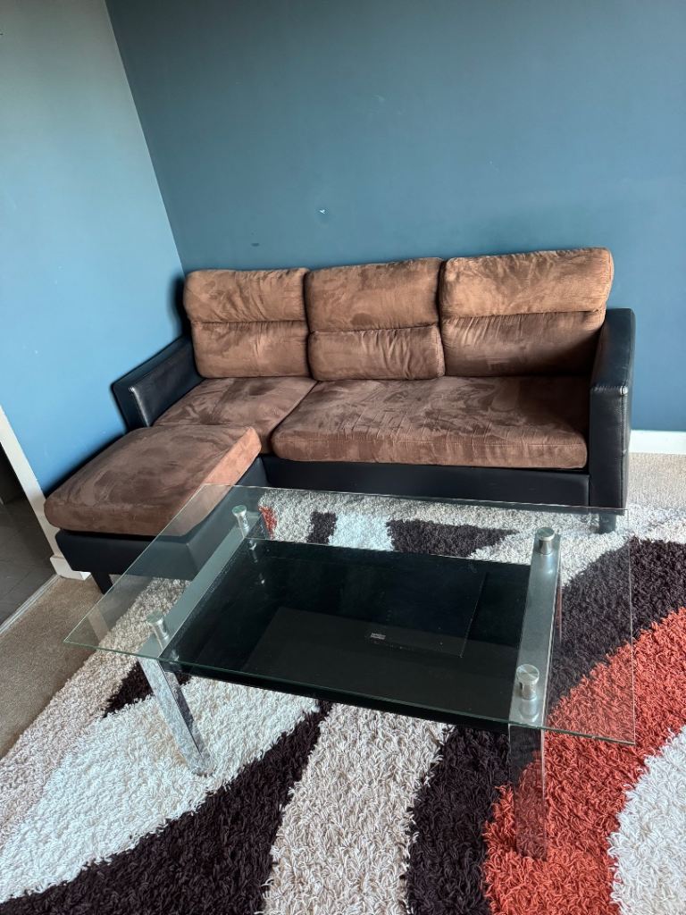 Corner Sofa with Coffee table 