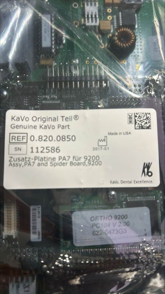 KaVo PA7 for Gendex 9200 - Brand new discontinued 
