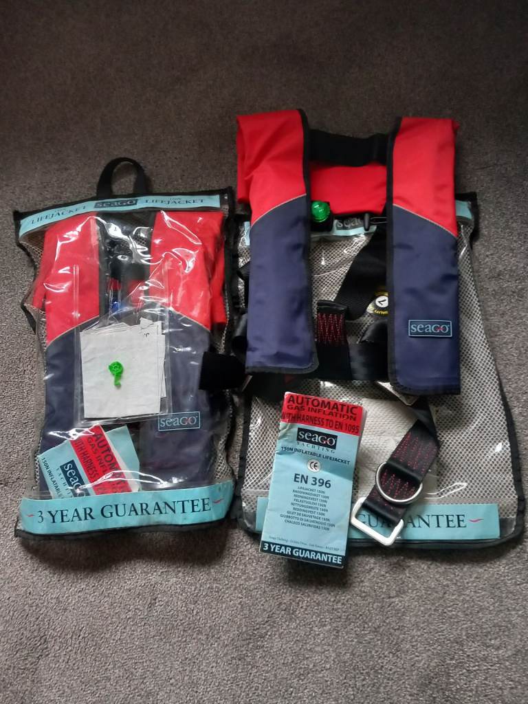 2 x Seago  Automatic lifejackets
