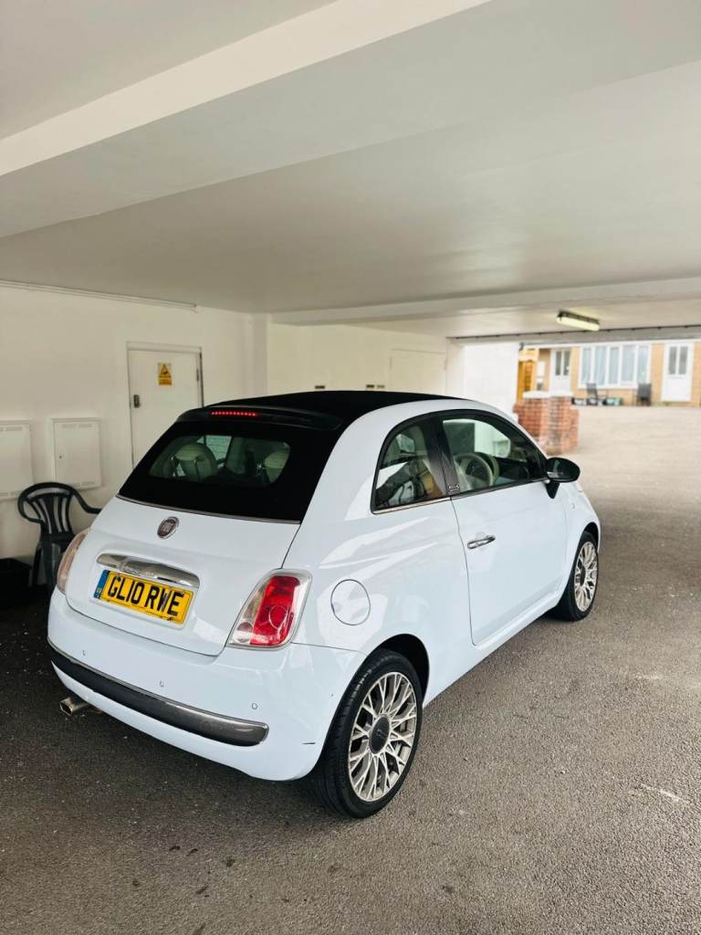 Fiat, 500, Convertible, 2010, Manual, 1242 (cc), 3 doors