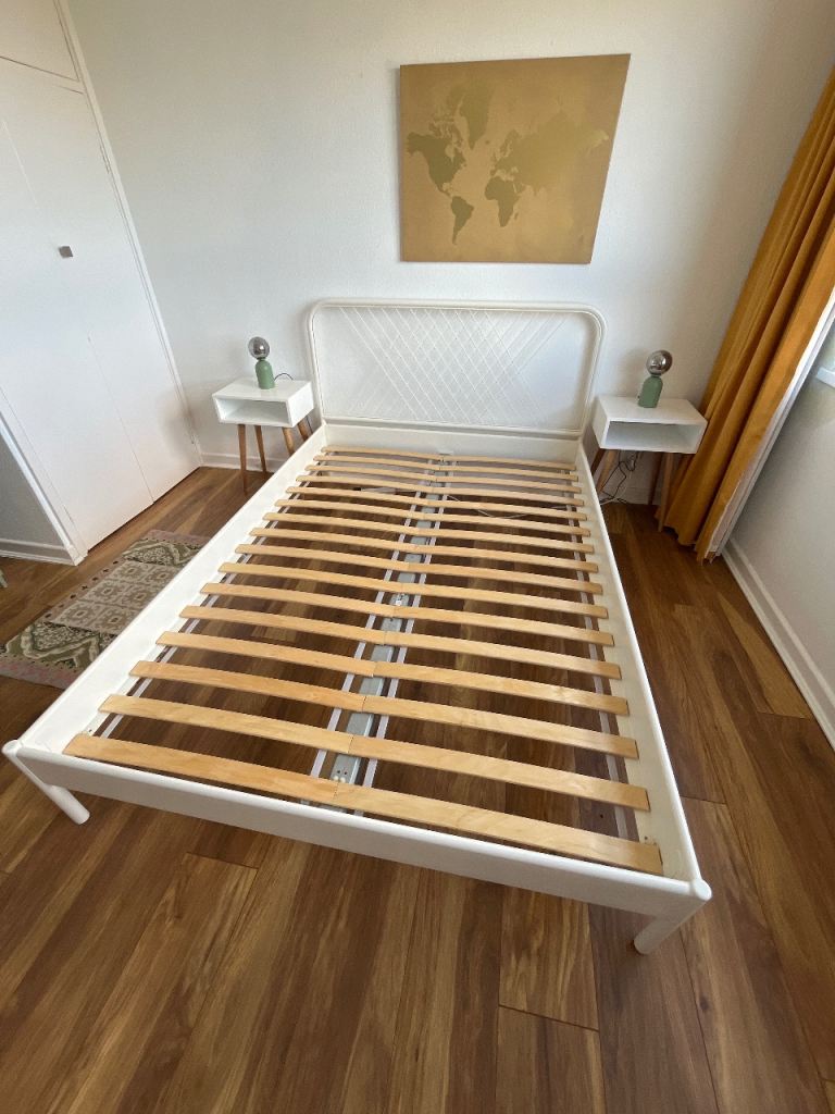 Ikea Nesttun Double Bed Frame