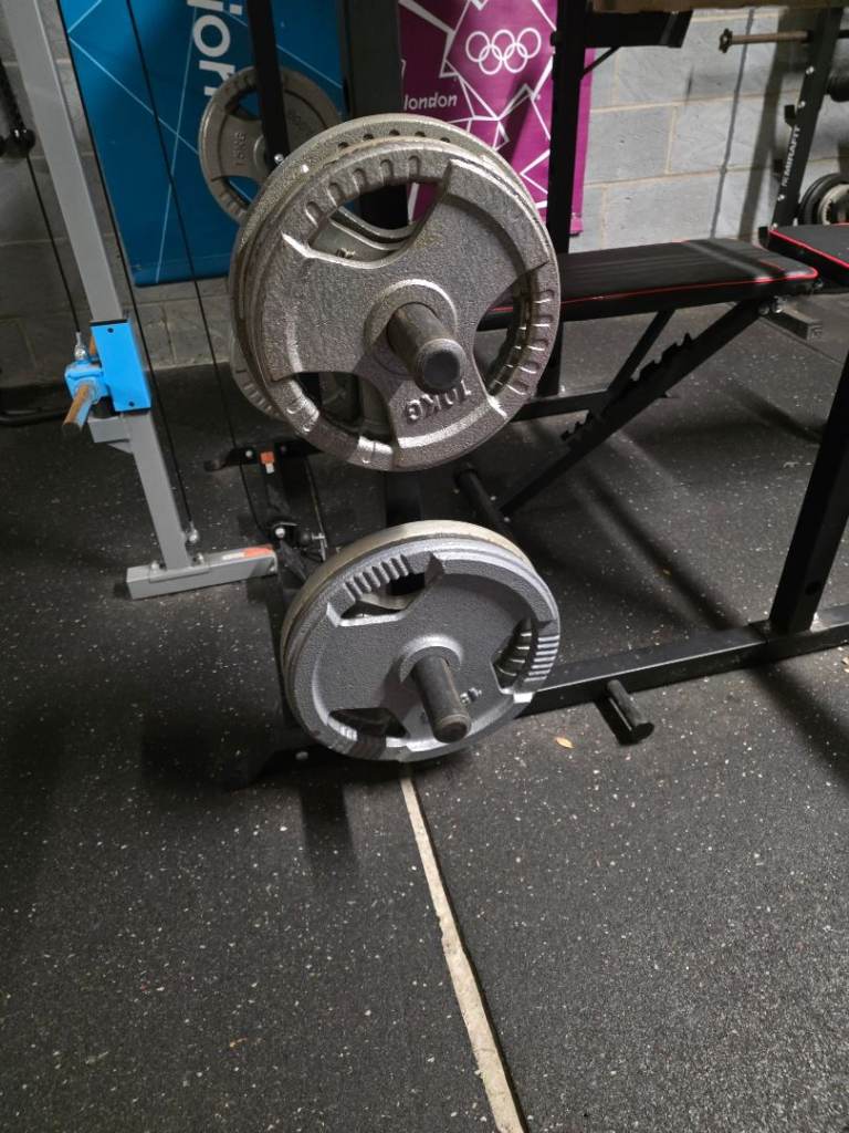 image for Cast Iron Olympic Bar Weight Plates - Various Sizes