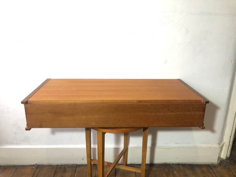 Mid-century Danish Teak Floating Desk 
