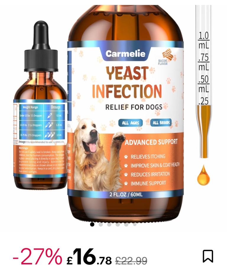 YEAST INFECTION RELIEF FOR DOGS