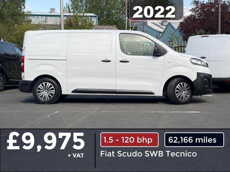 2022 Fiat Scudo 1.5 MultiJet 120 Tecnico Van PANEL VAN Diesel Manual