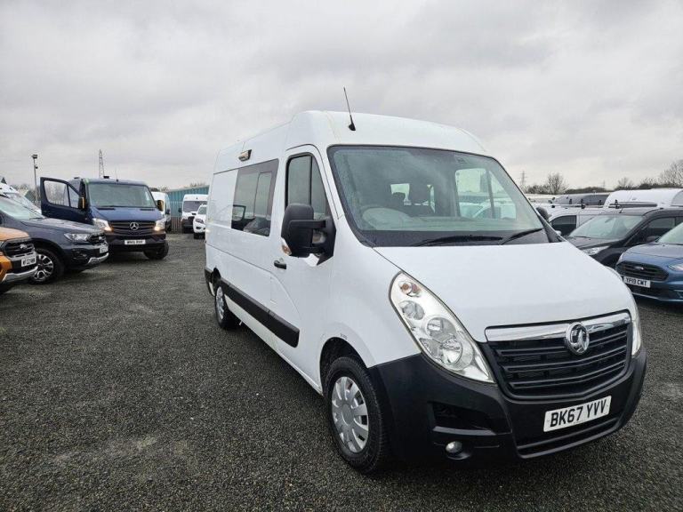  2018 ON A 67 PLATE VAUXHALL MOVANO 2.3CDTI F3500 MWB MESS UNIT ULEZ FREE ZONE