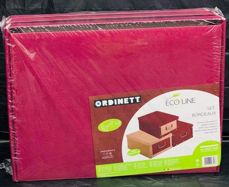 Ordinett eco line storage box set