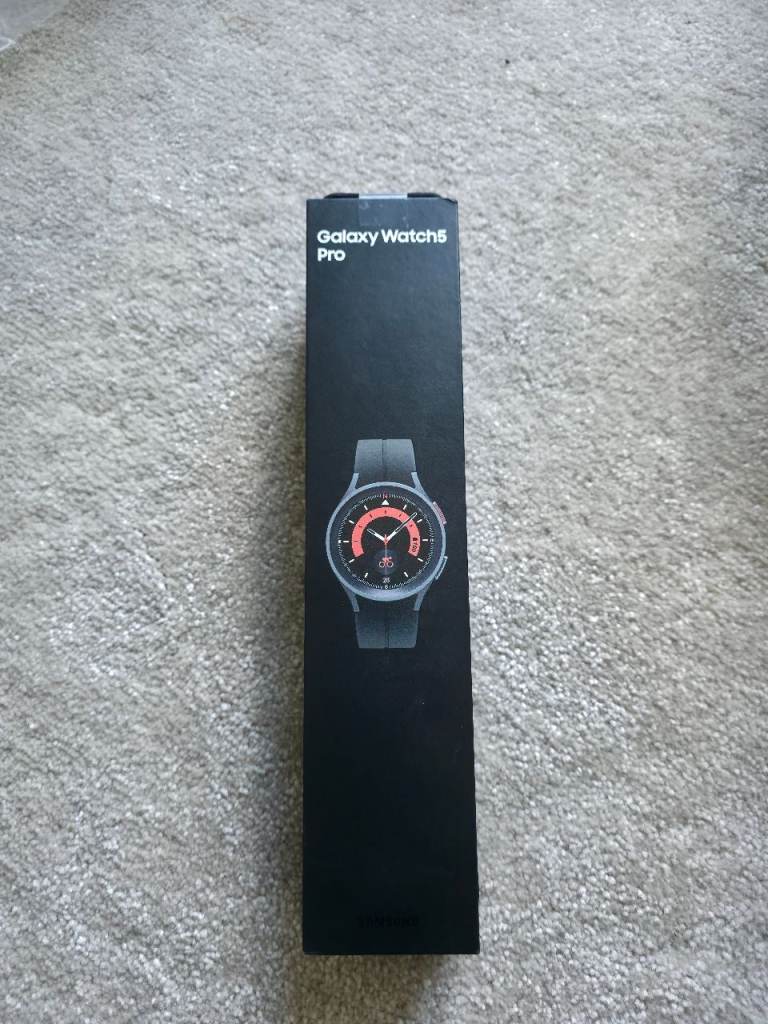 Samsung Watch 5 Pro 45mm Sapphire Glass Titanium Black Smart Watch