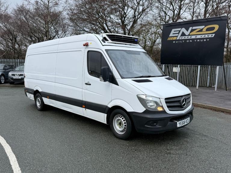 2018 68 REG MERCEDES-BENZ SPRINTER 314 2.1 DIESEL LWB HIGH ROOF FRIDGE VAN 