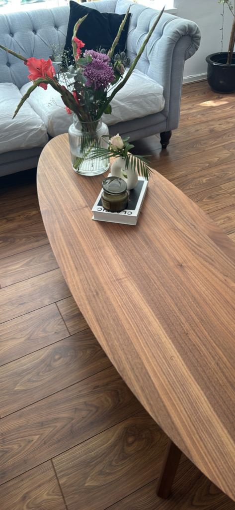 STOCKHOLM Coffee table, walnut veneer,