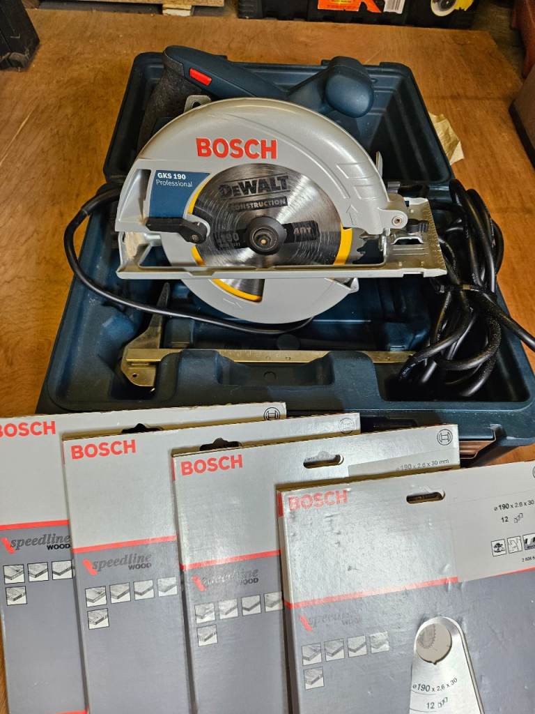 Bosch GKS 190 Circular Saw – excellent Condition with Case