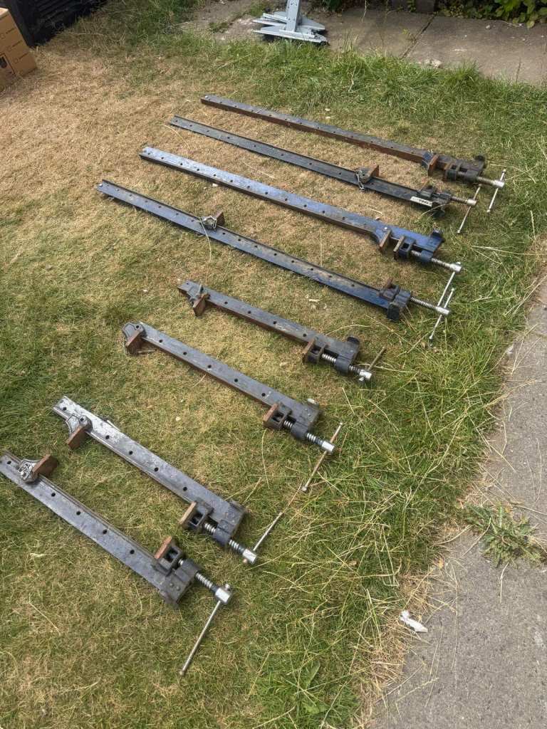 Steel Sash Cramps Heavy Duty x4 Pairs in Various Lengths