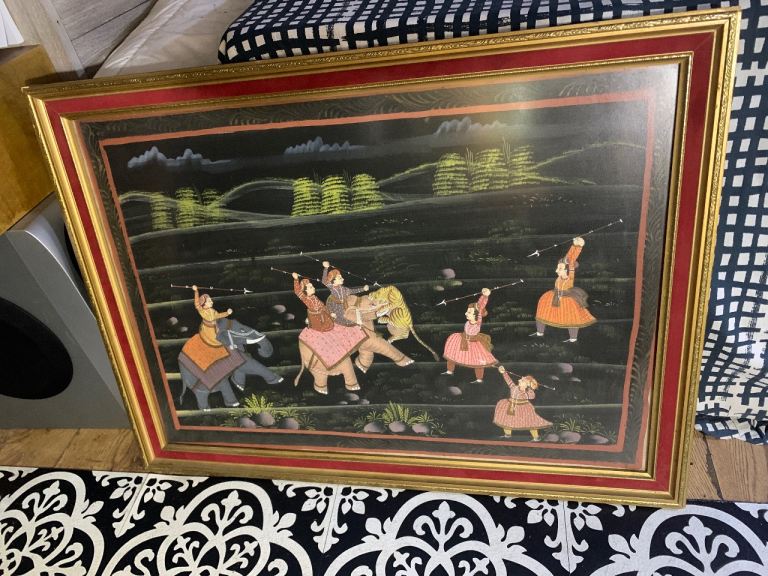 £100 URGENT SALE Historical hand painting of Mughal Empire 