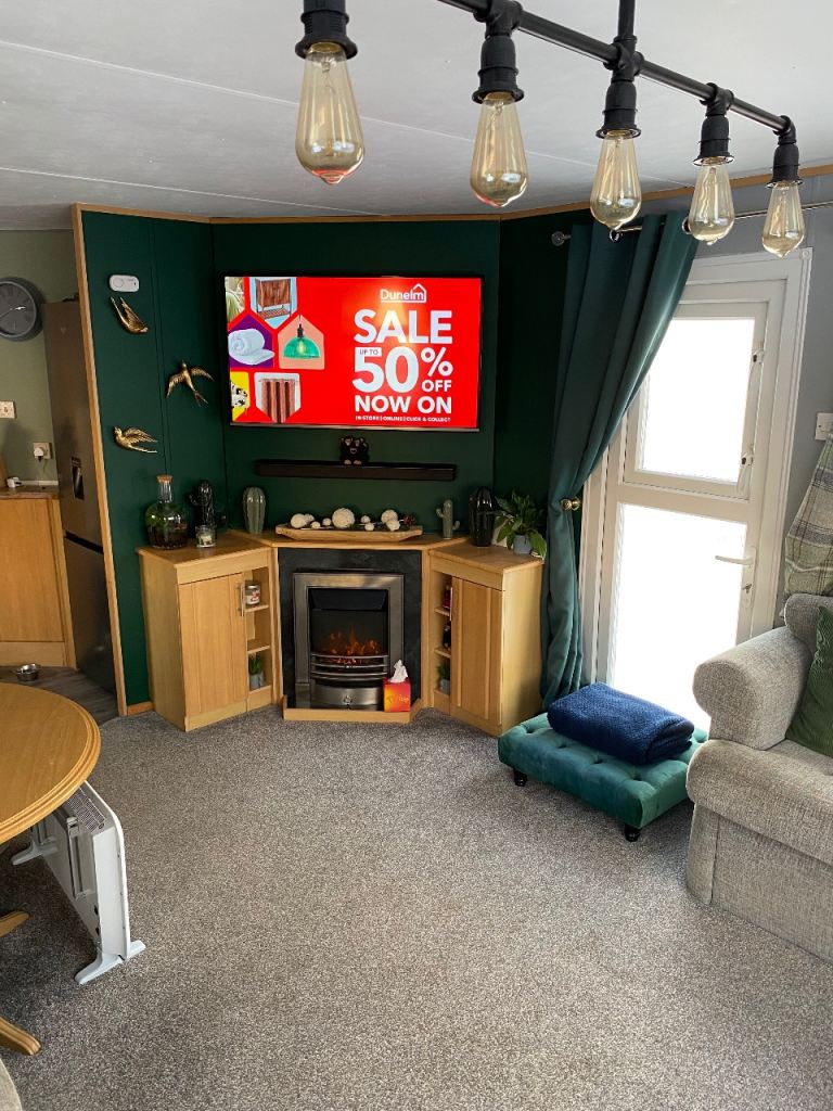 3 bed static caravan. Sited slm