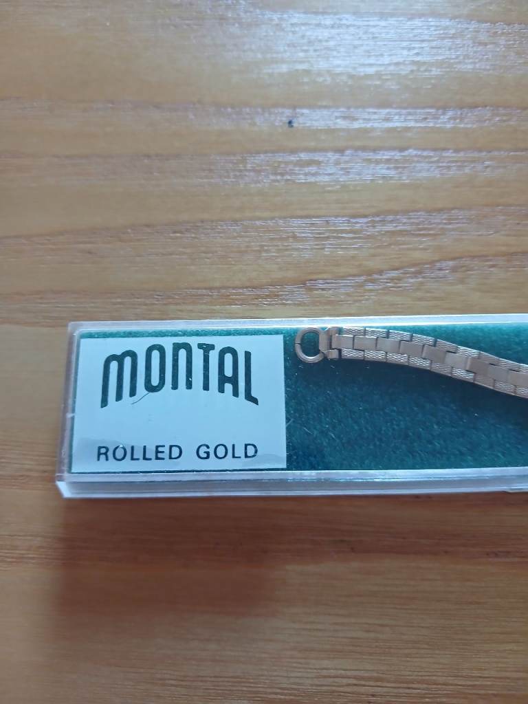 Montal Rolled Gold Bracelet - New in Box