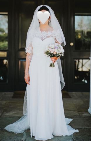 chinese dress ladies Eliora GownA-line Lace Gown with Sweetheart Corset and Overlay Jacket   Lotus Threads Bridal