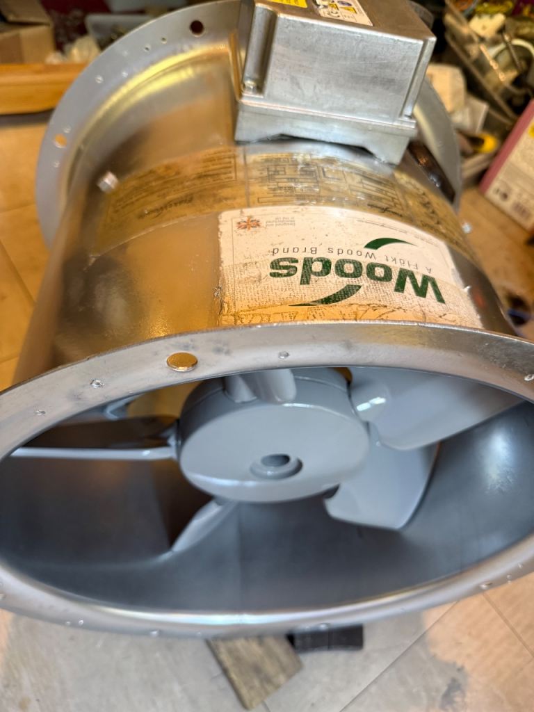 Commercial Extract Fan 40JM, Kitchen Canopies & Ventilation, Flakt Woods 400 MM 