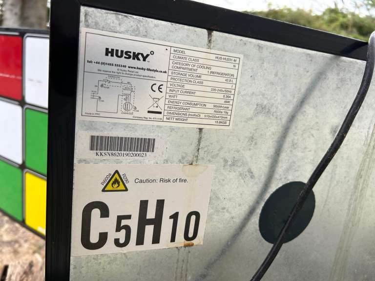 HUSKY Rubik's Cube Mini Fridge - Good Condition