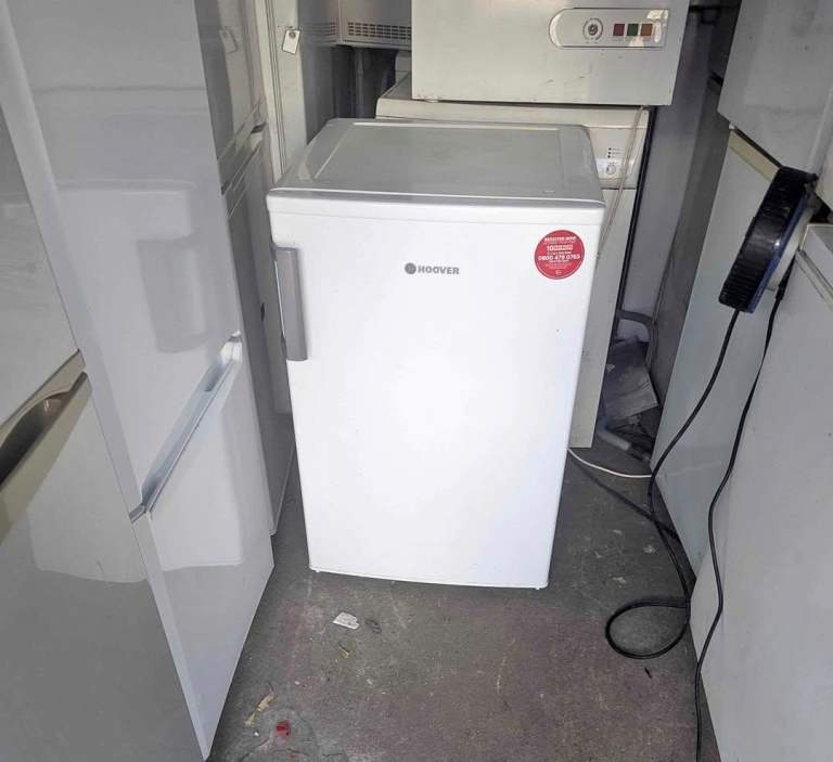 Hoover Freestanding Freezer - White, Good Condition