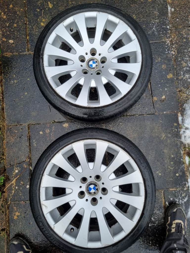 04-10 BMW 6 SERIES 645i 650i 18" INCH 12 SPOKE ALLOY WHEELS 8JX18EH2