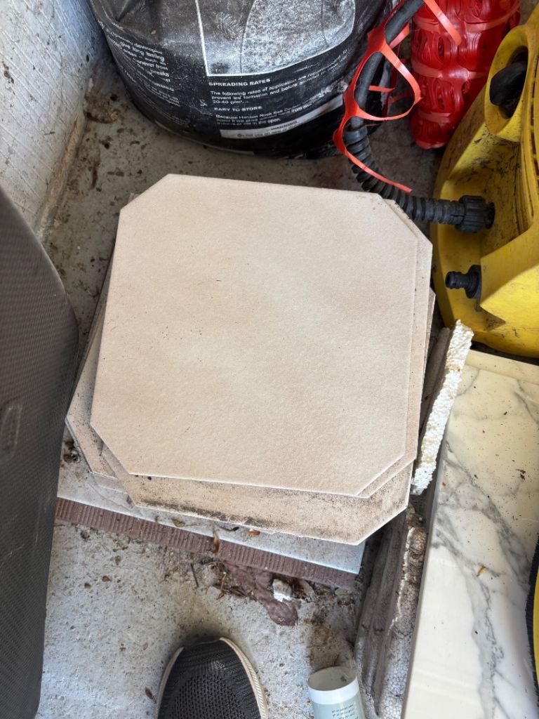 Beige tiles