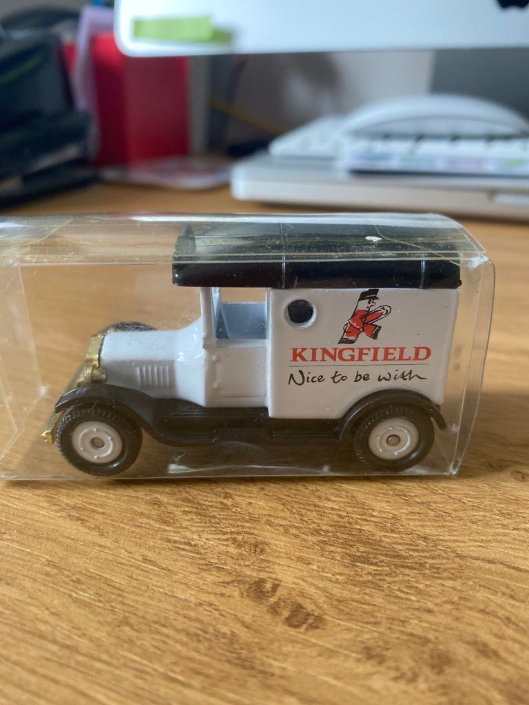 Model T Ford Van  Kingfield Logo 