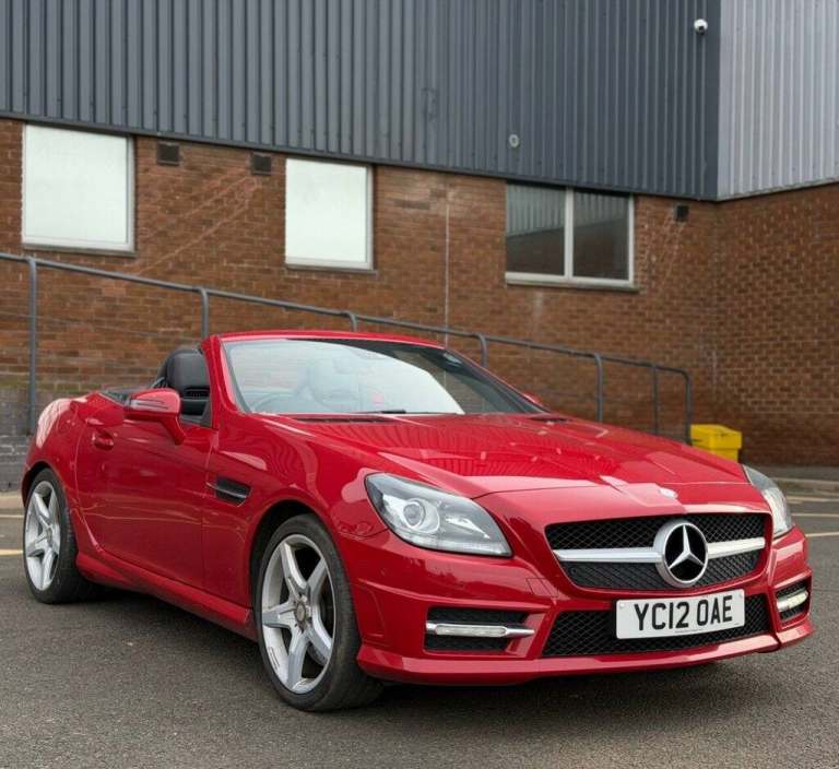 2012 Mercedes-Benz SLK 1.8 SLK250 BlueEfficiency AMG Sport Edition 125 Convertible 2dr Petrol G-T...