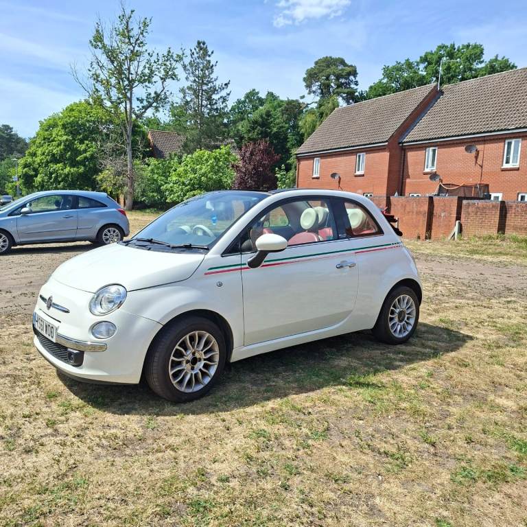 Fiat, 500, Convertible, 2011, Manual, 1242 (cc), 3 doors