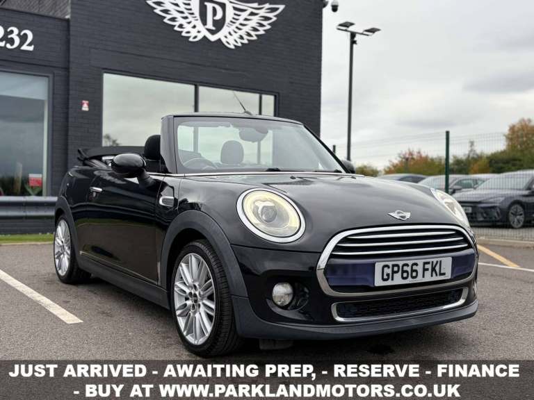 2016 MINI Convertible 1.5 Cooper 2dr Convertible Petrol Manual
