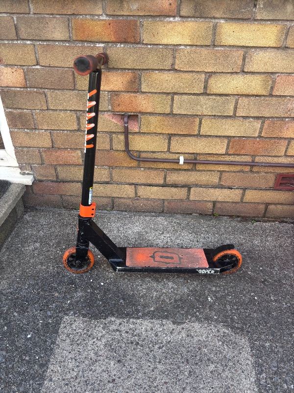 Child’s scooter Black & Orange