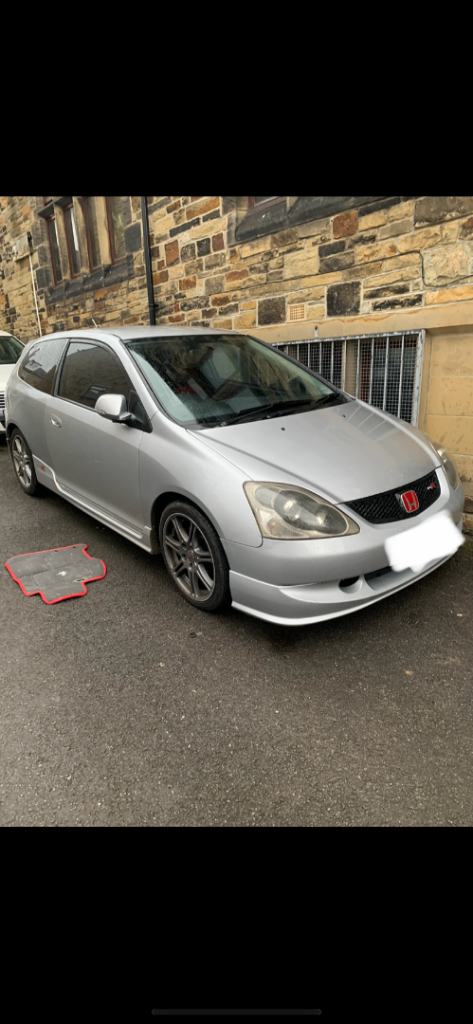 honda civic type r ep3 2005 satin silver breaking