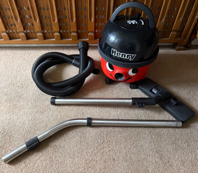Henry Vacuum Co Cleaner with Attachments – Good Condition