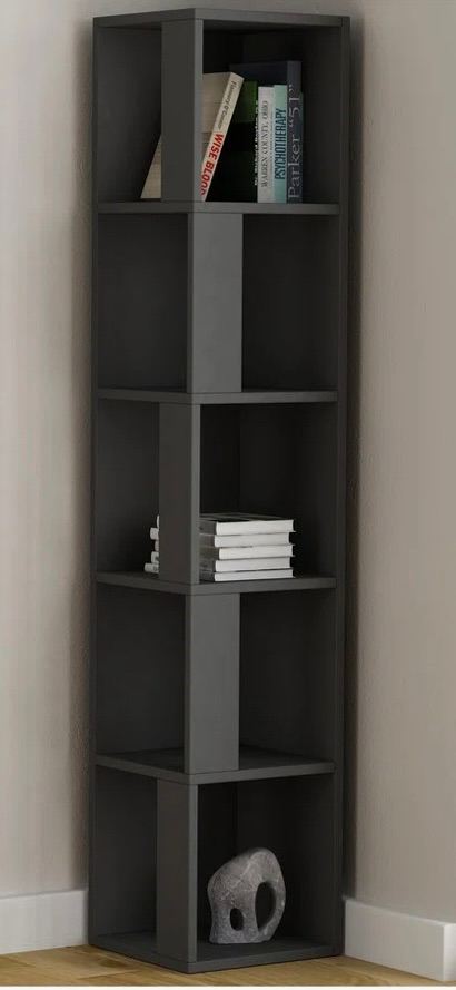 Grey Bensonhurst Bookcase bookshelves