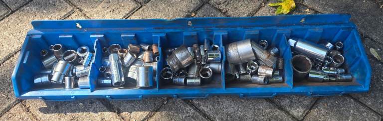 Mixed Socket Set in Blue Organiser – Good Condition