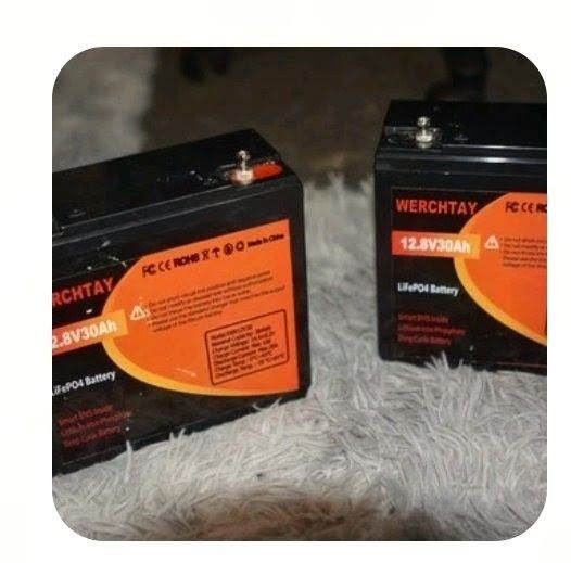 12.8v 30Ah LiFePO4 Battery Rechargeable 4000 Deep Cycle