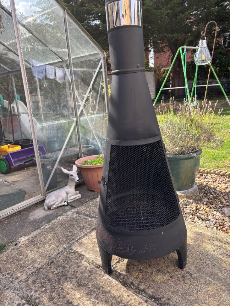 Casa Black tall funnel Chimanea