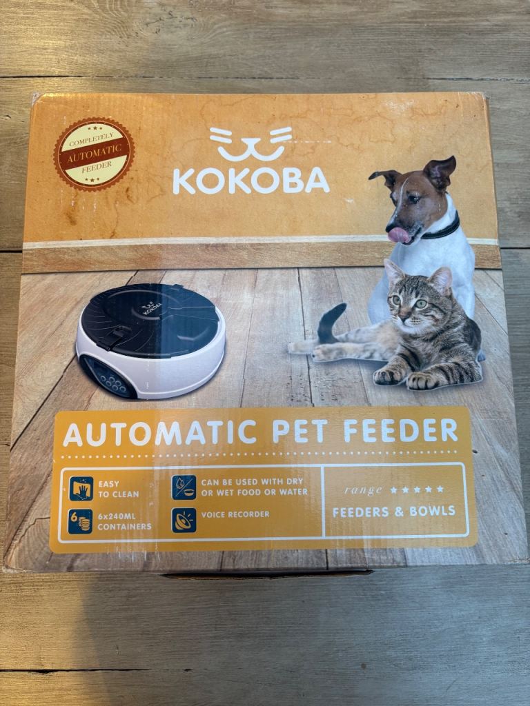 Automatic pet feeder (new/unused)