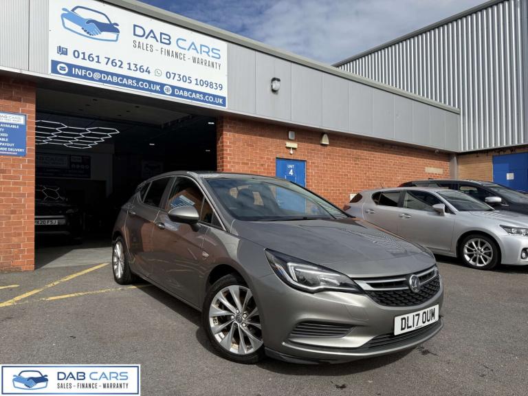 2017 Vauxhall Astra 1.4T 16V 125 Design 5dr HATCHBACK PETROL Manual