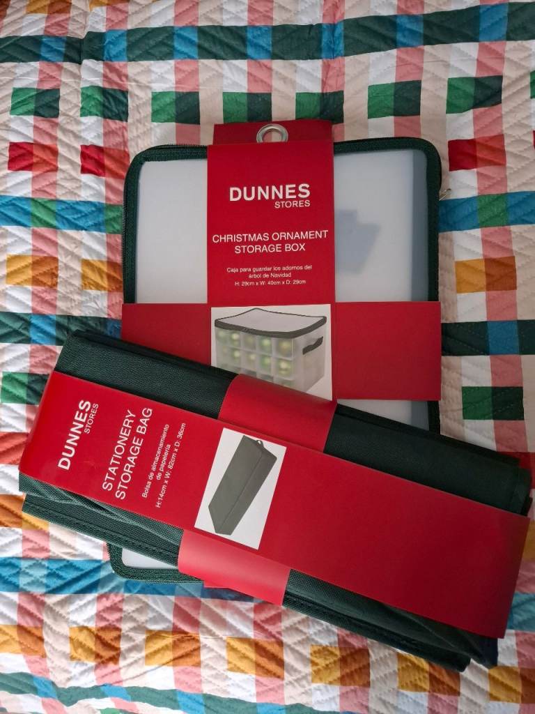 2 x new storage box/bag