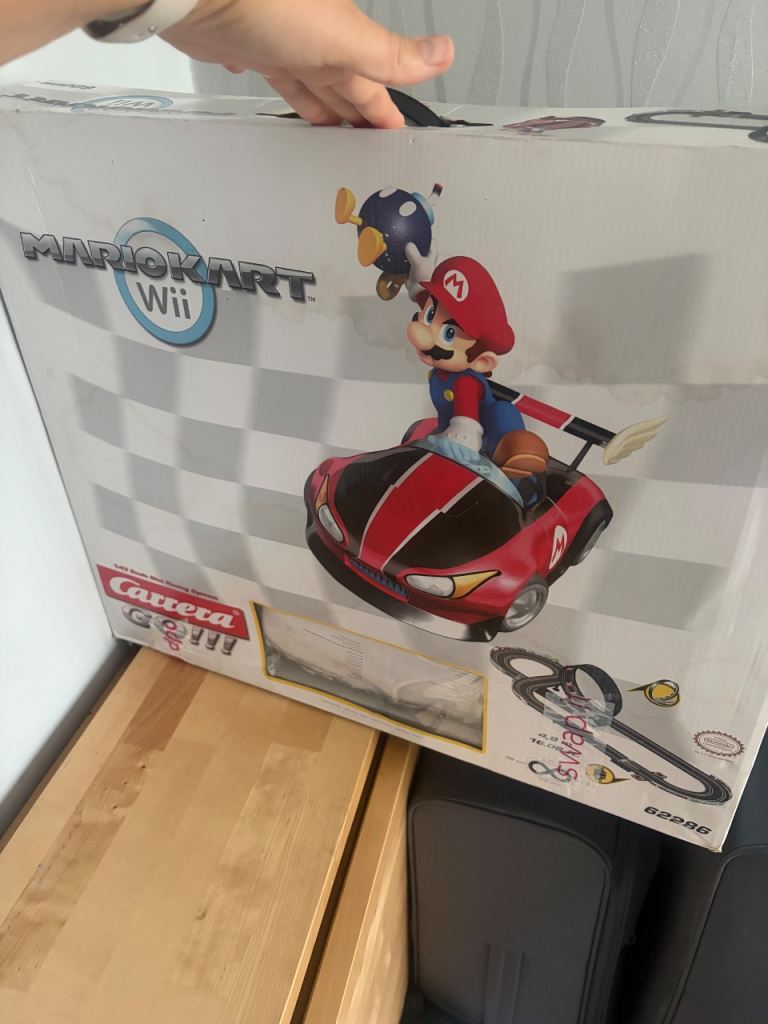 Carrera Mario Kart Wii Go!!! Slot Car Race Track Set