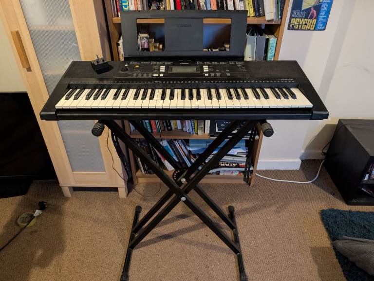 Yamaha PSRE343 61-Key Portable Keyboard & Stand