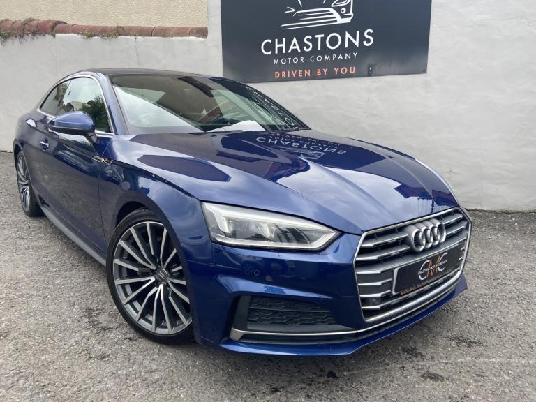 AUDI A5 2.0 TDI S line Blue Auto Diesel 2018